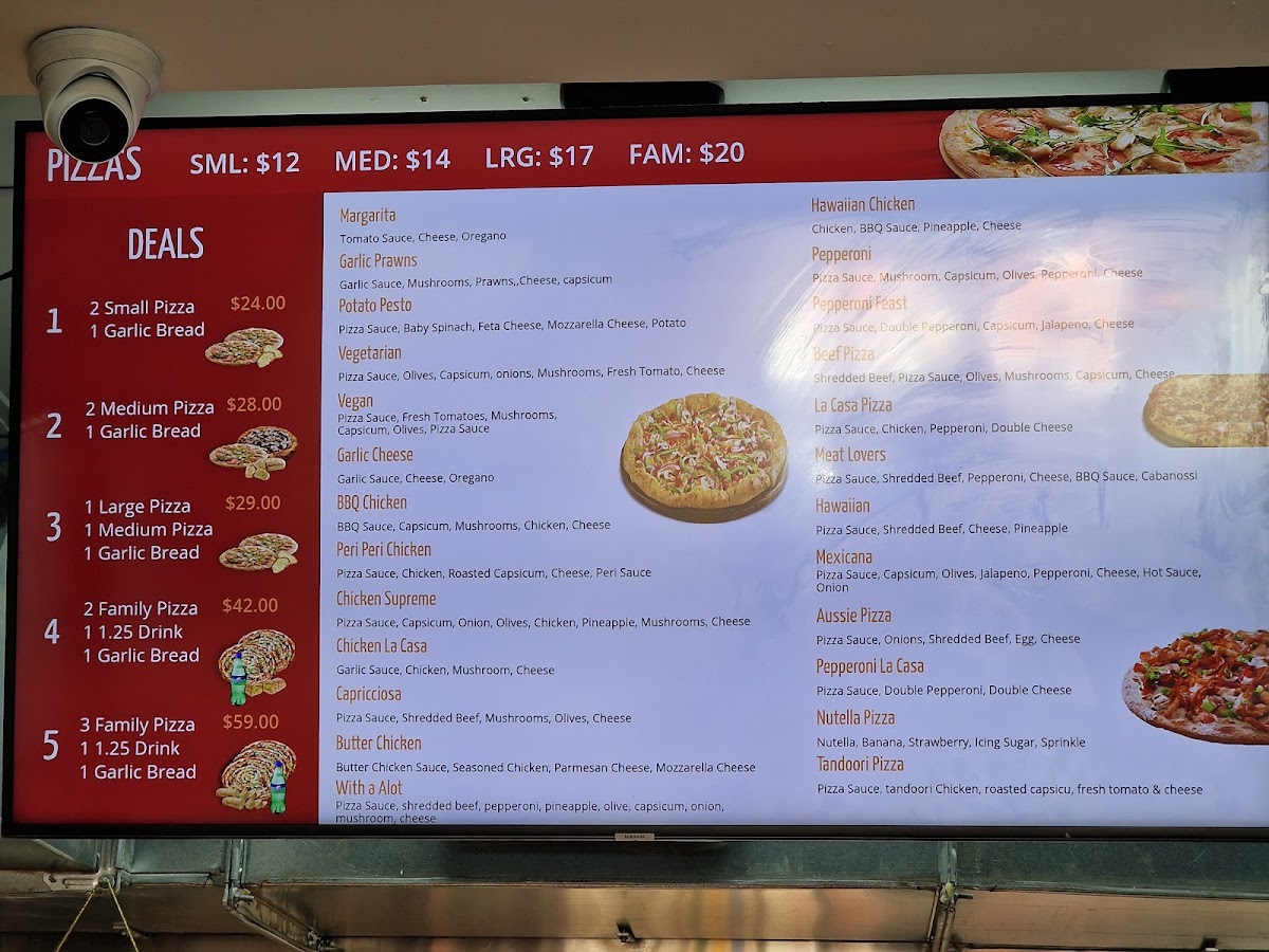 Menu La Casa Pizza & Broaster Chicken-8